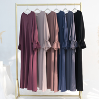 Nouvelle Abaya Ramadan 2026 Premium Nida à Manches Volants et Grand Ourlet pour Femme – Vêtement Islamique Modeste – Robe Musulmane pour Femme