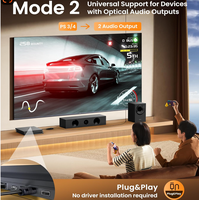 Répartiteur de câble audio optique DTS 5.1CH 1 entrée 2 sorties pour Xbox, PS4, boîtier TV, barre de son