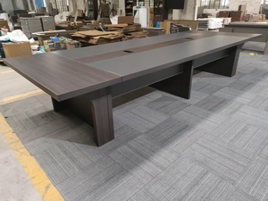 Thiết kế hiện đại nội thất văn phòng MDF văn phòng họp Bàn hội nghị mô hình mới - Product Image 6