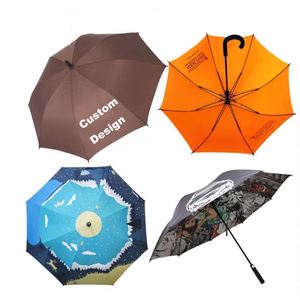Custom Personalized Logo Printed Event Display Custom Golf <b>Umbrellas</b> <b>Large</b> Durable Portable Golf <b>Umbrellas</b> Made of Nylon 190t - Product Image 2