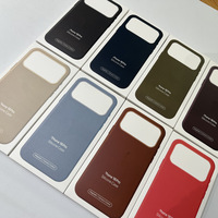 Étui magnétique en silicone liquide officiel 1:1 pour iPhone 18 Pro Max 18 Pro, avec bouton de caméra original, coque de téléphone
