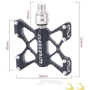 <span class=keywords><strong>Pedaliera</strong></span> per Bicicletta Pieghevole a Smontaggio Rapido con Pedali in Lega di Alluminio CNC - Product Image 5