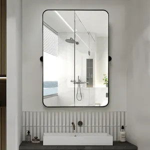 Espelho fullkenlight de parede, espelho de vidro decorativo para pendurar na parede