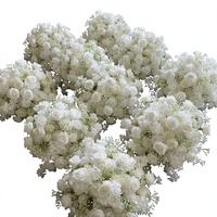 Grensoverschrijdende bruidsboeket van kunstzijde, kunstbloemen, tafeldecoratie, bloemstukken, decoratie voor hotels en trouwlocaties