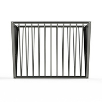 JH-Mech Porte-foin pour chèvre à faces multiples Mangeoire pour foin de chèvre 21 gallons Mangeoires murales en métal pour moutons de grande capacité
