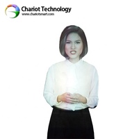Présentateur virtuel 3d holographique, présentateur virtuel, pour hôtel, livraison gratuite