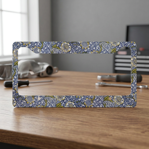 Cadre de plaque d'immatriculation de voiture Kennet, durable, en fibre de carbone, aluminium, acier inoxydable, plastique, métal, distance entre les trous de 205 mm, style facile à installer - Product Image 3