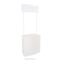 Comptoir promotionnel portable en PVC, pliable, pour exposition et dégustation en supermarché