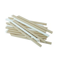 10*240mm Prix compétitif Impression couleur personnalisée Pailles jetables Paille en papier avec longueur de 240mm