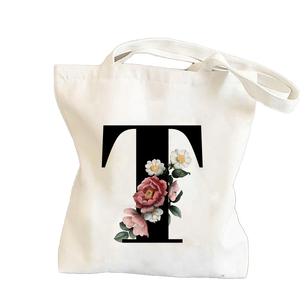 Sacs de courses en toile de coton biologique personnalisés avec logo 8 oz, poignées, promotionnels, pour supermarché, voyage, extérieur, emballage cadeau imprimé - Product Image 2