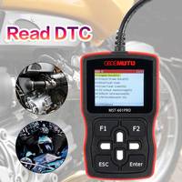 OBDEMOTO 601Pro, escáner de diagnóstico automotriz para motocicleta, coche, moto, motor, Falla, código OBD2, datos congelados, lectura y borrado
