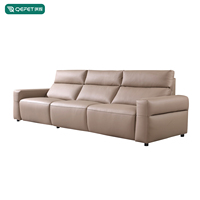 Canapé Chesterfield en cuir PU électrique extensible inclinable convertible forme carrée pour salon appartement hôtel ensemble