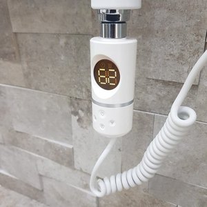 Radiatore elettrico Whiver riscaldatori lucido bianco 1703x500 - Meda - Product Image 1