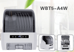 Lave-vaisselle de bureau électrique automatique avec réservoir d'eau intégré, contrôle tactile, 4L, méthode de séchage par ventilateur PTC, grande capacité - Product Image 3