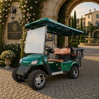 Voiturette de golf électrique tout-terrain Tarion Resort Ranch, 4 places, 4 roues motrices, pneus tout-terrain, buggy de chasse, 35 km/h, autonomie de 90 km
