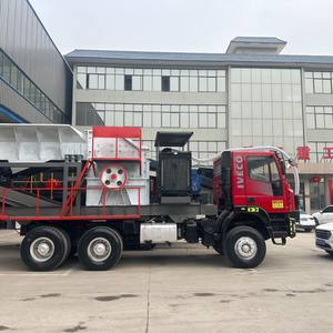 Concasseur à marteaux mobile, concassage de pneus, criblage, station de concassage mobile, ligne de production de concassage de béton - Product Image 2