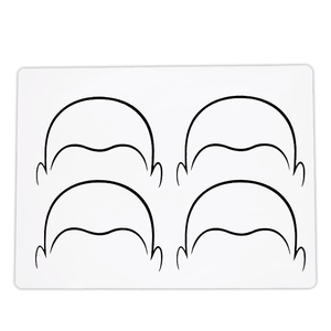 SMP Micropigmentation <b>Practice</b> Skin Silicone Scalp Tattoo <b>Pad</b> Hairline Pattern Training Supplies - Product Image 5