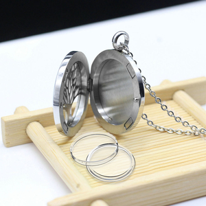 Collar con colgante de árbol de la vida rotundity, colgante de ceniza de acero inoxidable para mujer, Vintage amuleto, joyería de cremación - Product Image 4