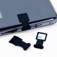Bouchon anti-poussière de téléphone en silicone anti-perte Port de charge Type-C Bouchon anti-poussière Mirco USB Port de charge Protecteur Housse anti-poussière pour iphone