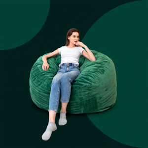 Welcome Gifts <strong>Faux</strong> <strong>Fur</strong> Cotton Portable Fashion Bean Bag Chair Giant Fabric Furniture 7ft Indoor Large <strong>Beanbag</strong> - Product Image 4
