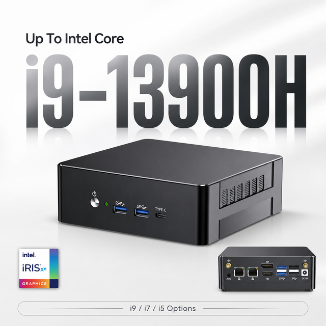Wholesale Mini PC Intel Core  I7 13700H  DDR5 32GB RAM for Office Use Factory Direct Bulk Sale  Custom  Logo OEM ODM