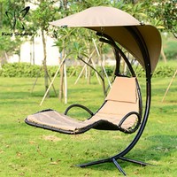 Chaise de soleil d'extérieur en rotin et osier, lit-balançoire/lit de jour, pour piscine, mobilier de jardin et patio, de luxe, nouveauté