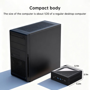 Mini <span class=keywords><strong>PC</strong></span> OEM Intel Core Ultra 9 285H AI, Mini <span class=keywords><strong>PC</strong></span> OCuLink para Juegos con USB4, Doble LAN 2.5G, Mini <span class=keywords><strong>PC</strong></span> para Juegos con WiFi 6E para HTPC - Product Image 2