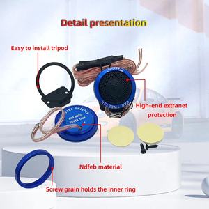 Nuevo 28mm Mini Car Super Tweeters 12V 150W Soft Dome Car Audio Tweeter Altavoz de alto rendimiento y bocina - Product Image 5