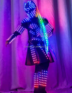 Led <span class=keywords><strong>Robot</strong></span> phù hợp với quần áo mặt nạ phù hợp với áo khoác tổ chức sự kiện dạ quang trang phục LED <span class=keywords><strong>Robot</strong></span> Dance Show Đảng - Product Image 6