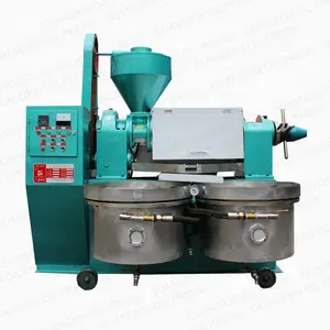 Máquina de prensa de aceite de fábrica de tamaño mediano Máquina de extracción en frío y caliente de aceite comestible sin cáscara de nuez con filtro