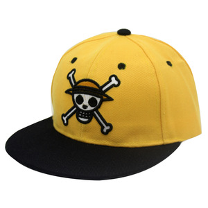 Casquette <span class=keywords><strong>de</strong></span> baseball à visière plate 6 panneaux One Piece Anime Japonais, broderie tête <span class=keywords><strong>de</strong></span> mort <span class=keywords><strong>Chopper</strong></span>, style Hip Hop pour hommes, 100% Polyester, Camp - Product Image 5