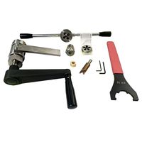 Kit d'outils pour tubes HP 1/4" et 3/8" pour découpe et filetage, outils de découpe à jet d'eau pour pièces de jet d'eau