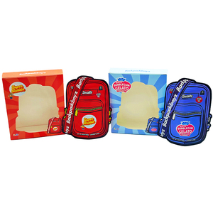 Thiết Kế Mới Ba Lô Chết Cắt Không Thường Xuyên Hình Dạng Đặc Biệt Mylar Túi Với Hộp Trong Kho Với Hộp Cửa Sổ - Product Image 3