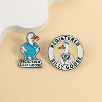En gros, Pin's en émail amusant et original en forme de canard, personnalisé, mignon, pour infirmière, médecin, étudiant en médecine, cadeau