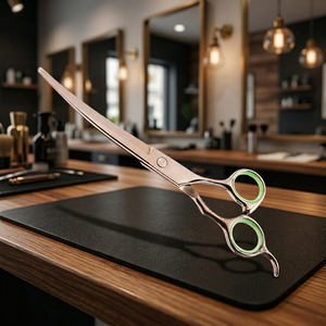 Tijeras de Peluquería AQIABI de 5.5'' y 6'', Acero Inoxidable, Punta Afilada, para Diestros, Tijeras de Entresacar, Tijeras de Corte para Barbería A9024 - Product Image 3