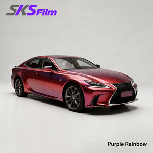 SKS Personaliza <span class=keywords><strong>Más</strong></span> Colores, Película Protectora de Pintura PPF de Cristal, Película Protectora para Automóviles, Vinilo Mate Rojo y Negro, Rollos Completos para Envolver el Automóvil - Product Image 4