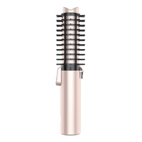 Brosse à boucler les cheveux sans fil portable avec protection contre la mise hors tension automatique, écran LED, rechargeable, pour la maison, l'hôtel et les camping-cars