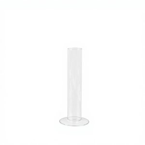 Trumpet Glass <strong>Vase</strong> <strong>Mini</strong> Cylinder Bud Glass <strong>Vase</strong> High Borosilicate Glass <strong>Vase</strong> - Product Image 3
