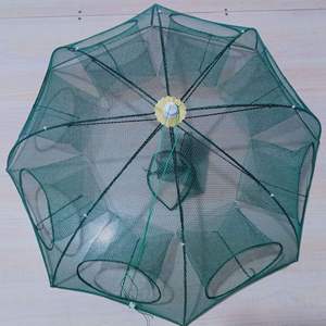 2026 Nasse de pêche pliable, filet à crevettes, crabes, écrevisses et homards à petites mailles, cage de pêche - Product Image 5