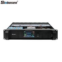 Sinbosen DSP10000Q Amplificateur de puissance audio vidéo classe Td 4x210 W/4ohm Système audio avec processeur DSP