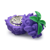 En gros, 3 styles de figurines d'anime Fruit du Diable en alliage de zinc, pour accessoires de moulin à herbes et de briquet