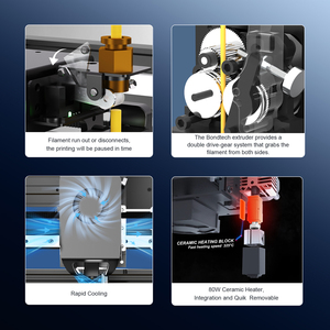 VEHO 1A High-Speed 600mm/s Klipper 3D <b>Printer</b> Wi-Fi Connectable FDM 3D Impresora for Home Use Supports PLA Material-New - Product Image 2