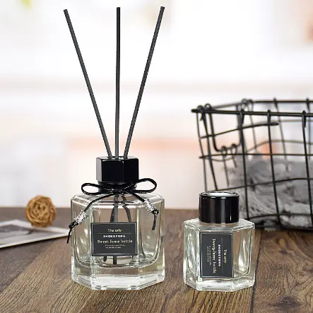 Luxe Diy Aroma Reed Diffuser Potten Kaars Pot 50Ml 100Ml Custom Logo Aromatherapie Glazen Pot Met Deksel