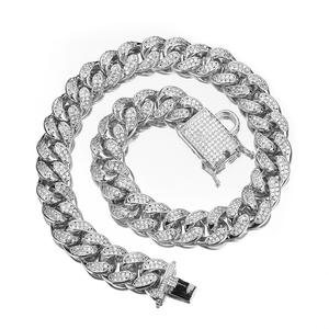 <span class=keywords><strong>Collar</strong></span> de cadena de acero inoxidable para perro, <span class=keywords><strong>collar</strong></span> con eslabones cubanos, 316l, 2020 - Product Image 6