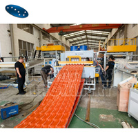 Máquina para Fabricar Tejas Españolas Sevenstars, Línea de Producción de Tejas Esmaltadas, Nuevo Material PVC + ASA