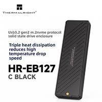 Aluminium Alloy Thermalright M.2 SSD Enclosure 10Gbps Tipe-C NVMe PCIE Storage Case 8TB Max untuk Laptop Desktop