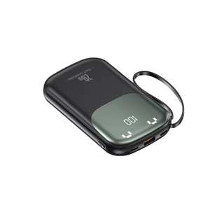 Sản phẩm mới <span class=keywords><strong>Mini</strong></span> mỉm cười được xây dựng trong cáp ngân hàng điện 10000mAh xách tay bên ngoài pin sạc 10000mAh dây buộc cho điện thoại di động - Product Image 3