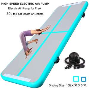 Pista de aire inflable de <span class=keywords><strong>10</strong></span> <span class=keywords><strong>m</strong></span>, pista de aire dwf para exteriores, esterilla de yoga, pista de aire plegable para gimnasia, 4x4 - Product Image 2