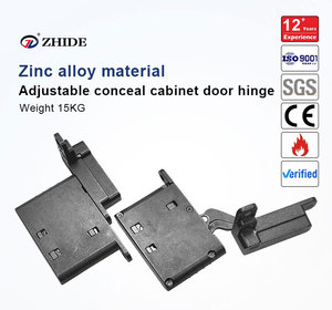 Mang <span class=keywords><strong>15</strong></span> kg mềm đóng không khí bản lề đồ nội thất tủ ẩn cửa bản lề 3D có thể điều chỉnh vô hình giấu bản lề - Product Image 2