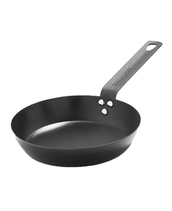 Wholesale Preseason Carbon <b>Steel</b> <b>Frying</b> <b>Pan</b> Black Korean Design 1-2L Capacity Gas & Induction Ready - Product Image 1